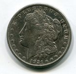 Морган доллар 1921 Монетный двор S, фото №2