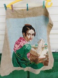 Картина "Вышивающая девушка", фото №2