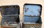 Лот из пары жестяных  баночек из под чая времен СССР, фото №4