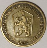Чехословакия 1 крона 1969, фото №3