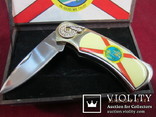 Сувенирный нож подарочный новый С Ш А  Китай фабричный старенький Florida, фото №3