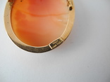 Камея , брош подвеска ( Золото 585 пр " 14 К " ) вес 6,6 гр, фото №10