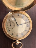 Карманные позолоченые часы Zentra 40 микрон, фото №6