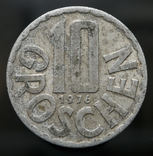 Австрия, 10 грошей 1976, фото №2
