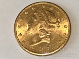 20 долларов сша 1900 г. Золото, фото №5