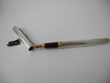 Коллекционная Ручка Delta серебро 925 пр , перо золото 18K ( Италия ), фото №6