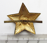 Полевая зеленая звезда фуражечная кокарда 31 мм., фото №4