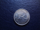 25  центов 1968   Канада серебро    (Г.15.23)~, фото №2