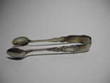 Старинные Щипцы для сахара серебро 925 ( Англия ), фото №8