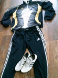 Adidas - фирменный спорт комплект(мастерка,штаны,футболка ,кроссовки), фото №5
