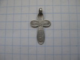Крест серебро 84. Св.Варвара, фото №3