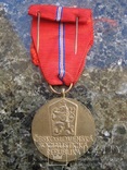 Чехословакия  ,Медаль-20р. національного  повстання., фото №3