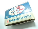 Картонная коробка от батареек 1989 год National Hyper size "C", фото №2