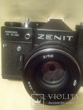 Фотоаппарат Zenit TTL с объективом Helios 44M со знаком качества времен СССР, фото №3