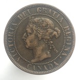 Канада 1 цент 1900 г. Отсутствует "H" mint mark (Разновидность), фото №3