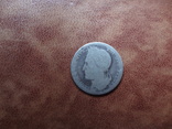 1/2 франка 1834  Бельгия  серебро   (М.2.1)~, фото №2