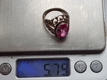 Советский женский перстень. Серебро 875. Позолота. Размер 17, фото №8