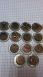 Полный набор монет красной книги 15 шт., фото №3
