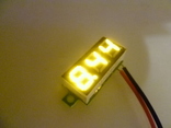 Вольтметр цифровой с корректировкой 0-100 желтый, фото №2