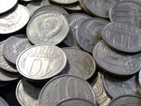 Лот, монеты ссср, разных годов, 10 копеек, фото №2