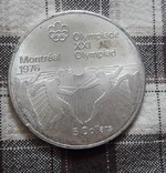 5 долларов 1976 Канада олимпиада, фото №2