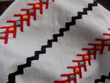 Борщівська жіноча вишиванка на тонкій бавовняній тканині, фото №10