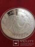 Монета сереброСлоны Сомали 1000 шиллингов 10 унций 999,9 серебро, фото №2