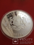 Монета сереброСлоны Сомали 1000 шиллингов 10 унций 999,9 серебро, фото №3