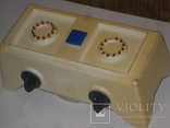 Игрушка СССР газовая печка с  лампочками  и  батарейки, фото №6