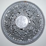 Тарелка декоративная, магнитный чугун -  ⌀ 24 см., вес 1 кг., numer zdjęcia 4