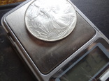 Доллар 1995 США  UNC  серебро, фото №8