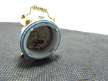 Часы миниатюра будильник Virtime - 4,5 см механика точный ход, фото №6