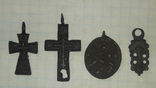 2 хрести, медальйон, книжкова застібка, фото №3