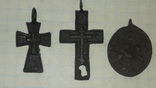 2 хрести, медальйон, книжкова застібка, фото №4