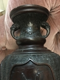 Японские парные вазы периода Мэйдзи, 19 век, фото №4