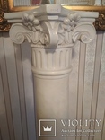 Консоль колонна 139 см 30-е годы подставка под скульптуру каминные часы, фото №5