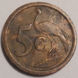 ЮАР 5 центов 1993, фото №2