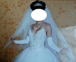Потрясающее дизайнерское свадебное платье коллекция Оксаны Мухи, фото №2
