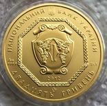 20 гривен 2012 года Украина золото 31,1 грамм 999,9’, фото №3
