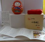 Лялька, кукла Дарума Японія неваляшка 9.7см hachiman-okiagari doll, фото №12