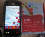 Сенсорный мобильный телефон МТС Touch 547. НОВЫЙ В УПАКОВКЕ., фото №4