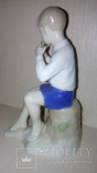 Статуэтка Мальчик с сопилкой.Германия, фото №4