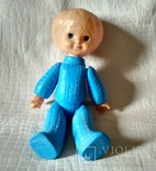 Кукла СССР на резинках, фабрика Победа, клеймо, фото №3