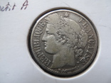 1 франк 1872 Франция  Церра серебро холдер 10~, фото №5