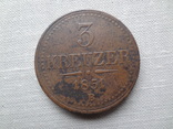 3 крейцера 1851 Австро-Венгрия     (10.2.6)~, фото №2