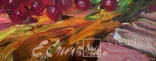 Е.Спицевич "Цветы и фрукты", 70,5х47 см, соцреализм, рейтинг 4В, фото №4