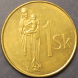 1 крона Словаччина 2002, фото №2