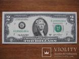 2 доллара с номером 1992-01-06, фото №2