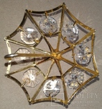 Позолоченный зонтик с австрийским кристаллом AWAT, фото №8