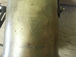 Латунная паяльная лампа S.H&amp;S B British Made керосиновая бензиновая, фото №4